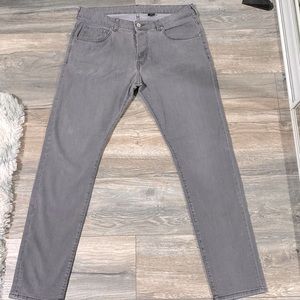 Gray jeans